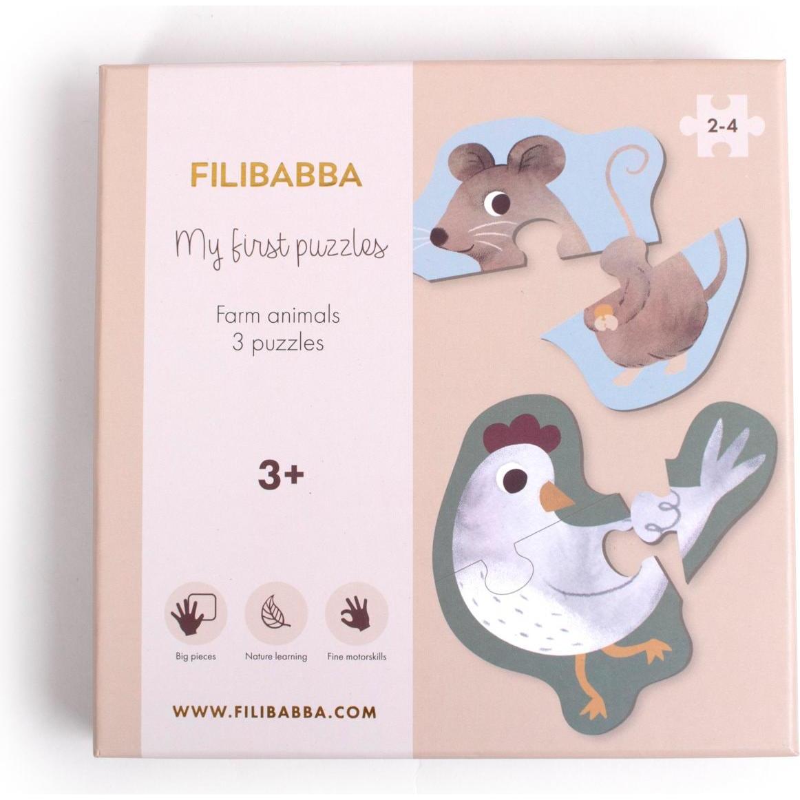 Filibabba Meine ersten Puzzlespiele (3 Teile)