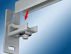 Actual product image Fischer FIS 538665 Saddle flange SF Clix 31 pre-assembled