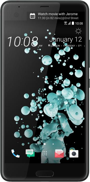 Actual product image HTC U Ultra (64 GB, Brilliant Black, 5.70", Single SIM, 4G)