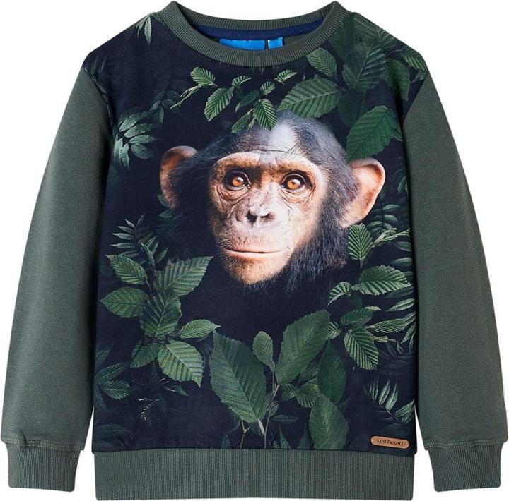 Immagine prodotto vidaXL Felpa da bambino color kaki scuro 104,Materiale: 92 (104)