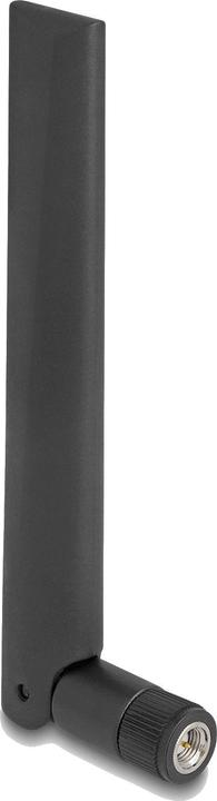 Delock Antenna WiFi 6E connettore SMA 3 dBi omnidirezionale con snodo nero (WiFi)