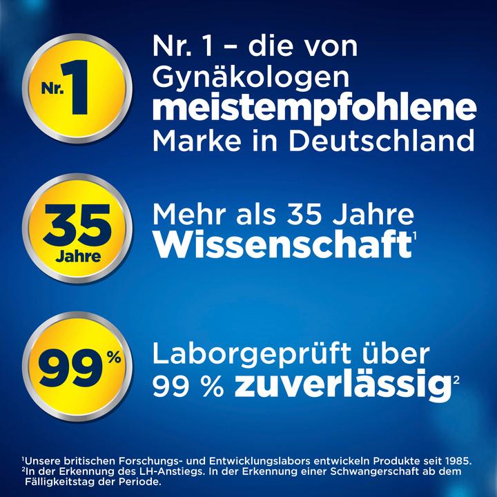 Energie-Label Clearblue Ultra Früh (2 x)