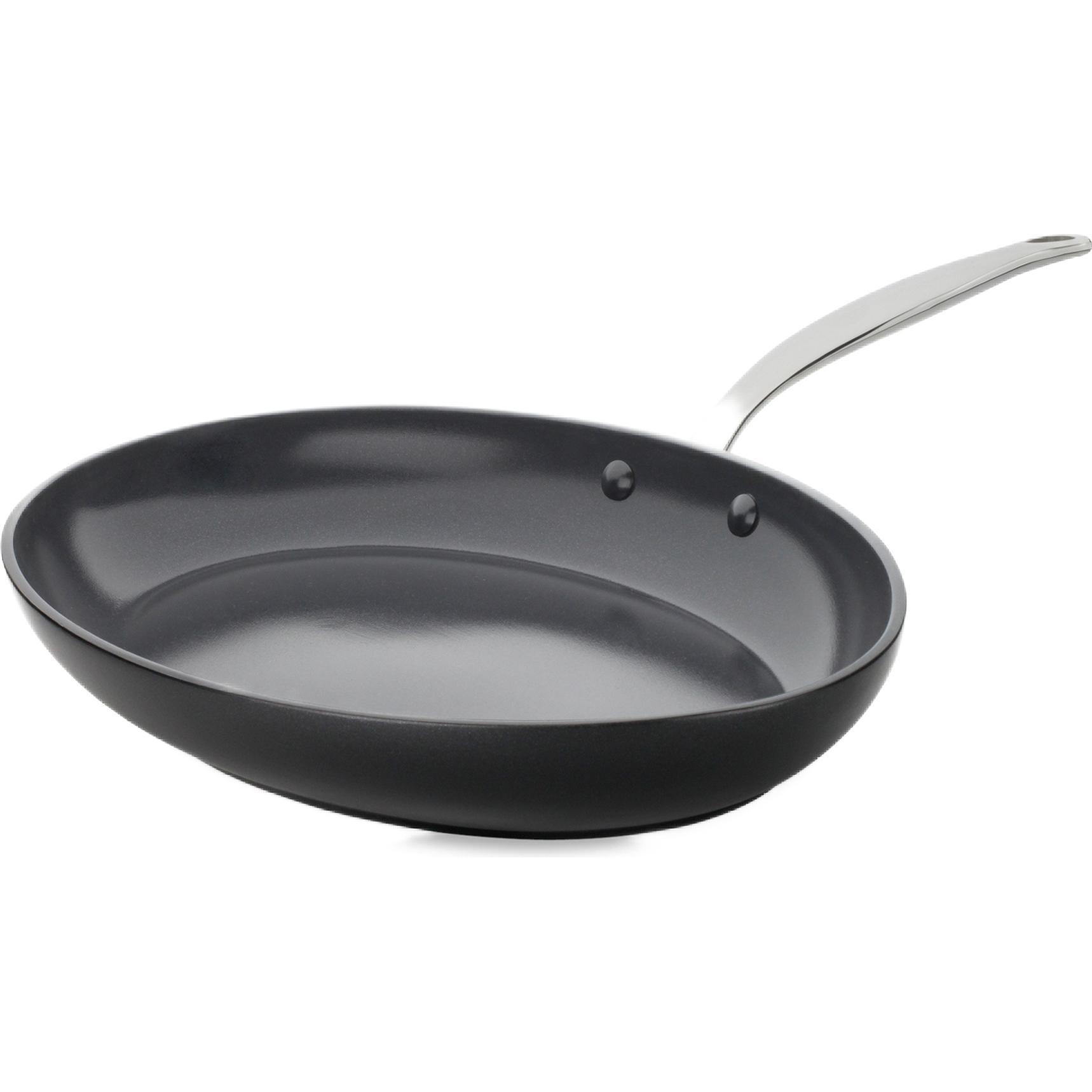 Greenpan Barcelona Vispan met keramische antikleeflaag 33cm, Padella + Pentola