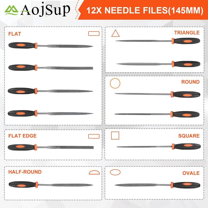 Actual product image AojSup File set (315 mm)