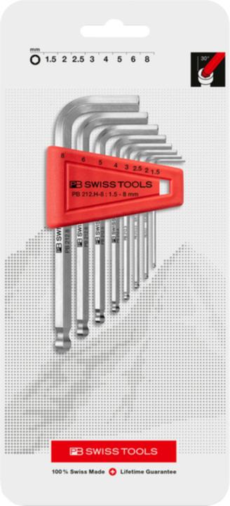 Actual product image PB Swiss Tools Hex key set