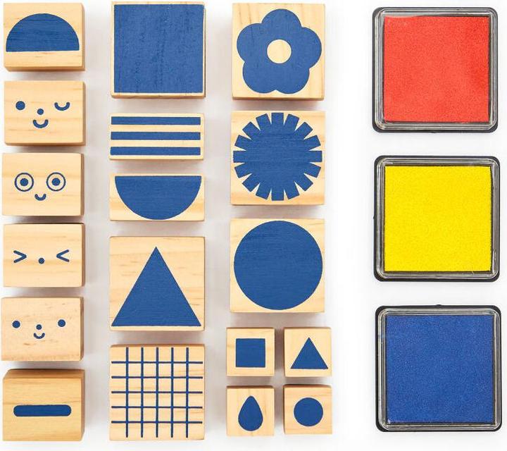 Immagine prodotto Kikkerland Fai, crea e gioca con Stamp It. Set