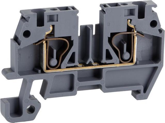 Actual product image RS PRO Terminal block grey, 2.5mm², 630 V / 24A, spring