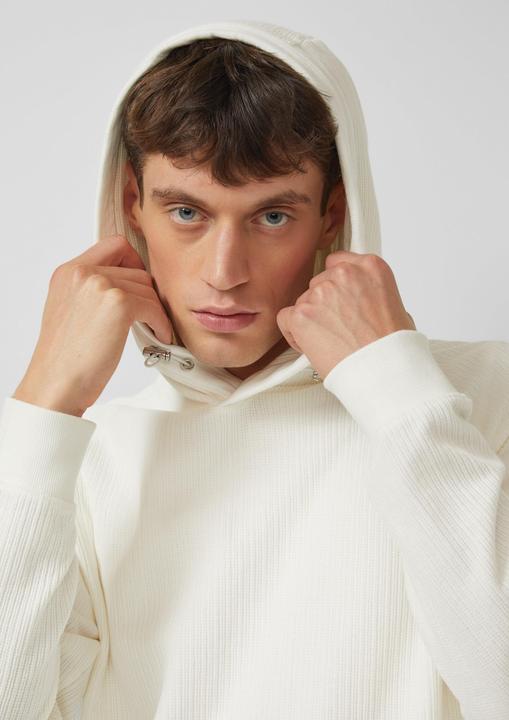 Produktbild s.Oliver Sweatshirt Strukturiertes Kapuzen-Sweatshirt mit Raglanärmeln (S)