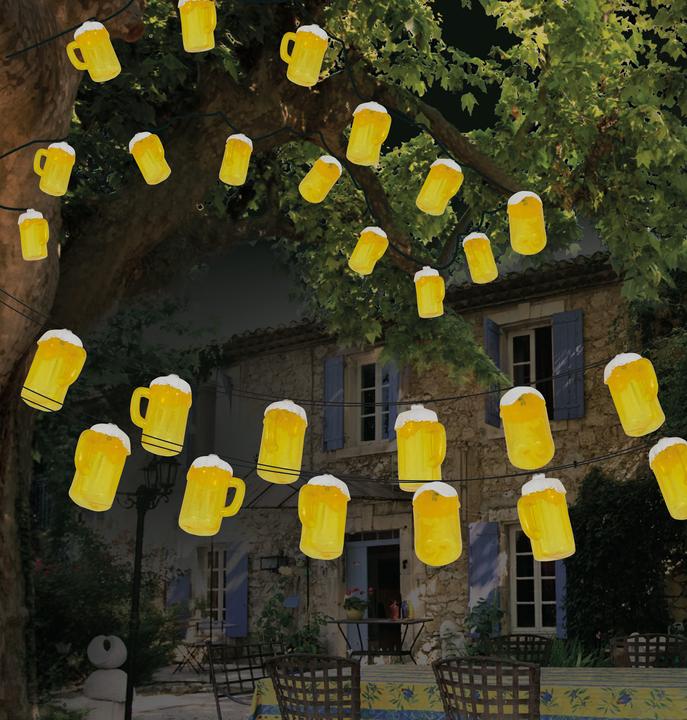 Actual product image Näve LED light chain beer mug (5 m)