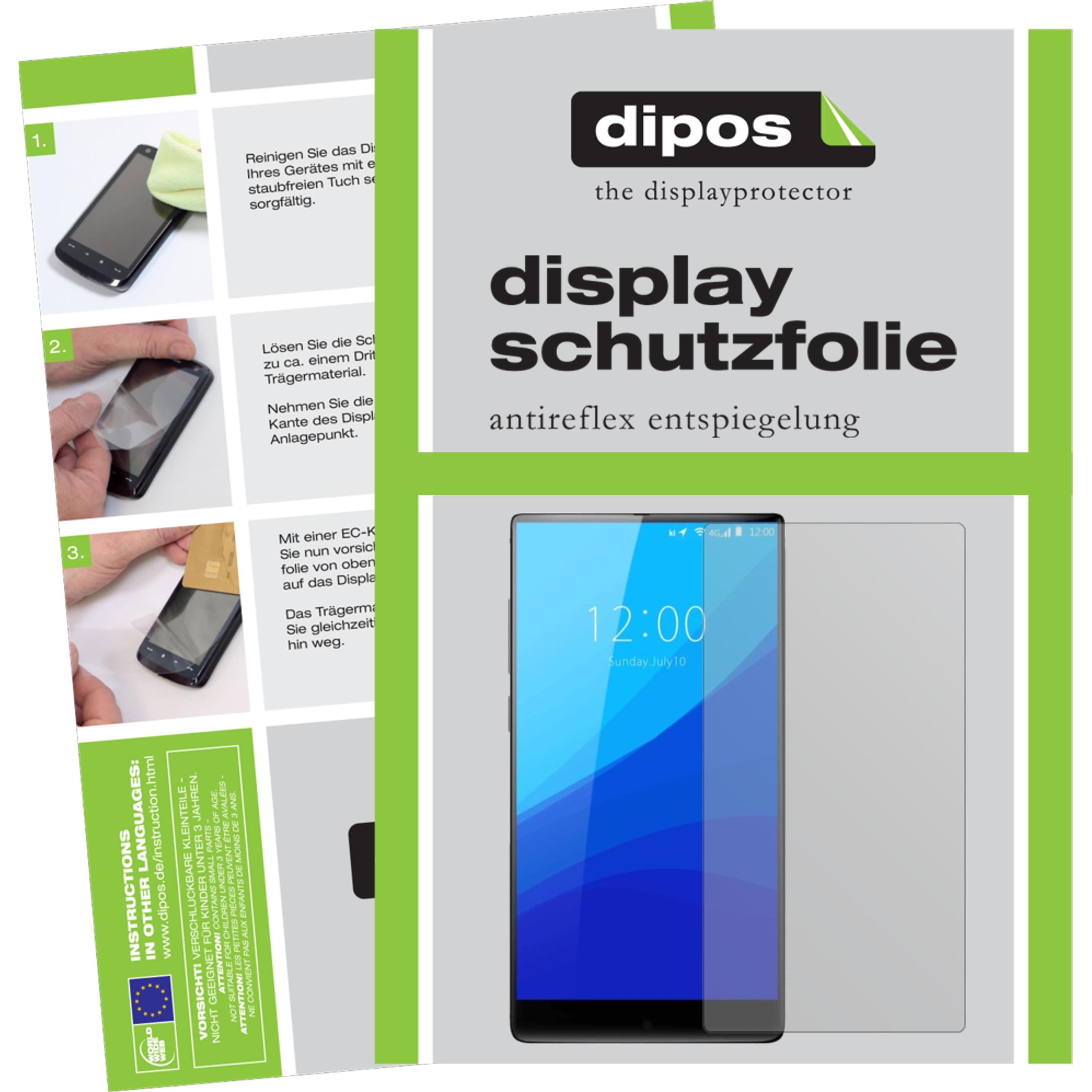 Dipos Displayschutzfolie Antireflex (6 Stück, Umidigi Crystal Plus), Smartphone Schutzfolie, Transparent