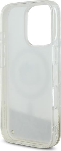 Actual product image Hello Kitty HKHMP16LLGDIH iPhone 16 Pro 6.3" biały złoty/white gold hardcase Liquid Glitter Fever (Apple iPhone 16 Pro)