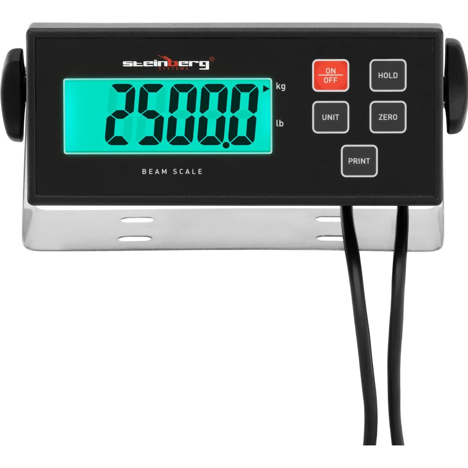 Thumbnail - Steinberg, Feinwaage, Wiegebalken Industriewaage Palettenwaage Bodenwaage digital 2500 kg / 0,5 kg