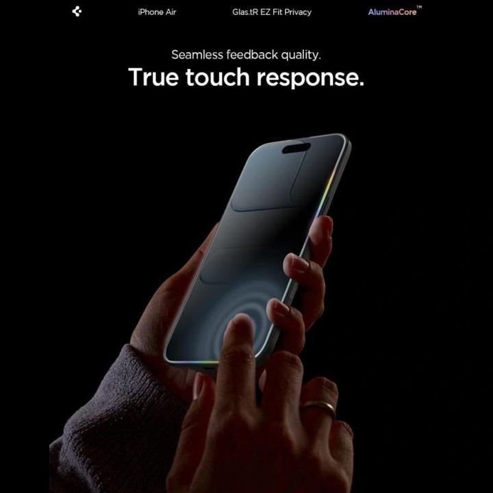 Actual product image Spigen Glas.tR EZ-FIT (2 pack) (2 pcs., Apple iPhone Air)