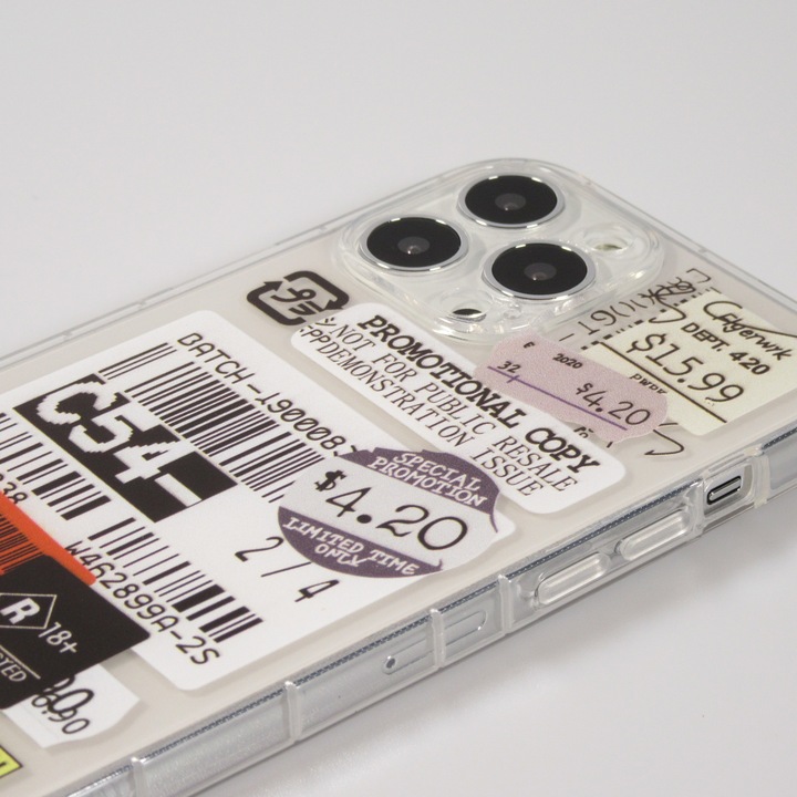 Produktbild PhoneLook Hülle Aufkleber Vintage Sticker Price-tag collage (Apple iPhone 13 Pro)