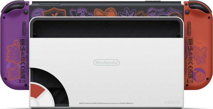 Productafbeelding Nintendo Switch (OLED model) Pokémon Crimson & Purple Edition