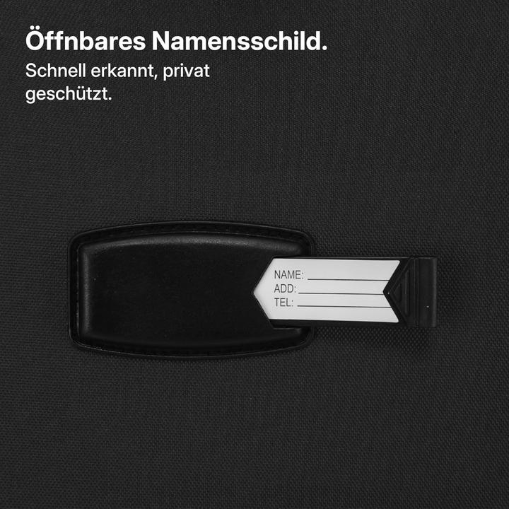 Produktbild Münicase Erweiterbarer Stoffkoffer mit TSA-Schloss & Rollen (69 l)