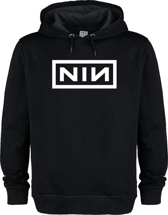 Immagine prodotto Amplified Felpa con Cappuccio NIN Logo Adulto Unisex (M)