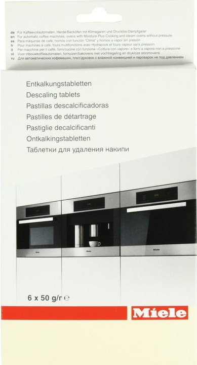 Produktbild Miele Entkalkungstabletten (6 Stück) (624 ml)