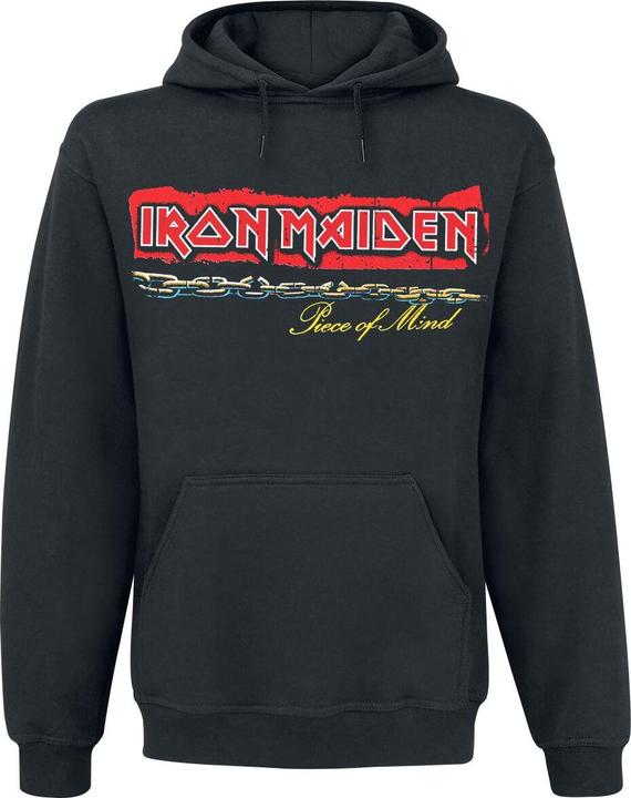 Produktbild Iron Maiden POM Red Strip Logo Tracklist (L)