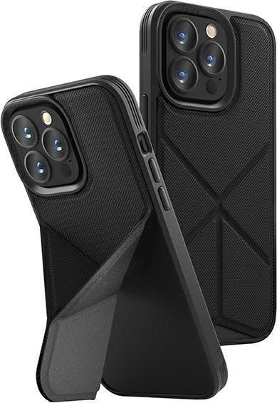 Uniq etui Transforma iPhone 14 Pro 6.1" Magclick Oplaadcarny/ebony zwart (Apple iPhone 14 Pro)
