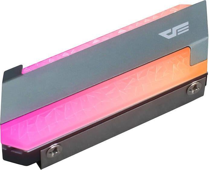 Actual product image Darkflash Tech DM4 Disk passive cooler ARGB (black)