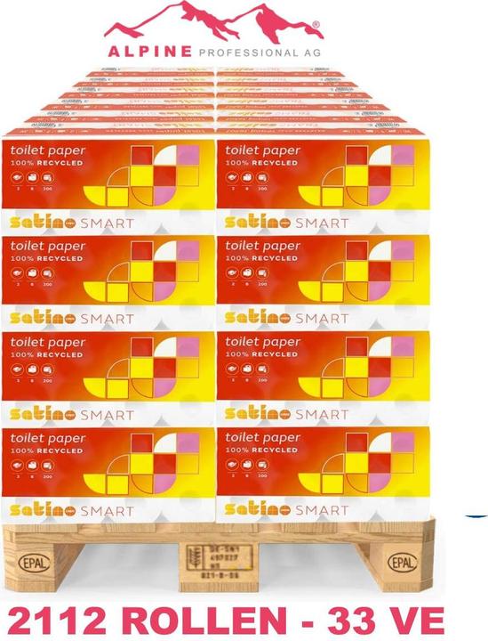 Actual product image Satino by Wepa Palette WC-Papier 3-lagig Satino Smart Weiss 2112 Rollen