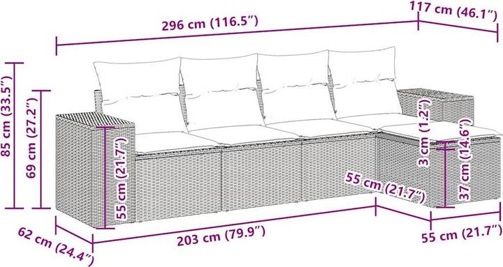 Produktbild vidaXL Ayleen