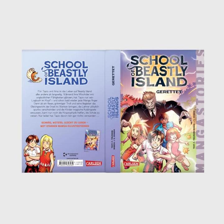 Produktbild School of Beastly Island - Band 2 - Gerettet (Deutsch, Christian Tielmann, Javier S. Aranda, 2025)