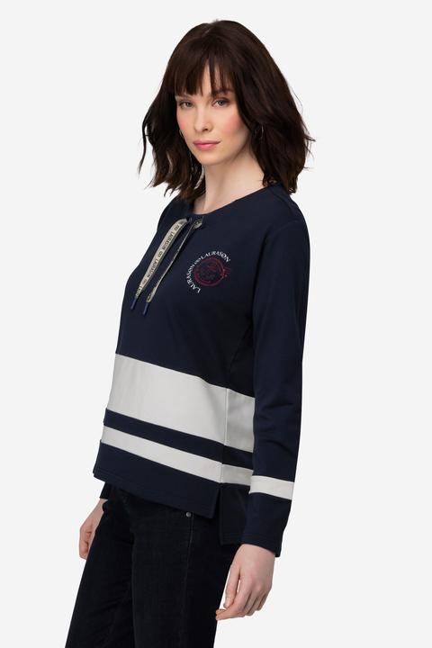 Produktbild Laurasøn Sweatshirt, Streifen, Print, Rundhals, Langarm (S)