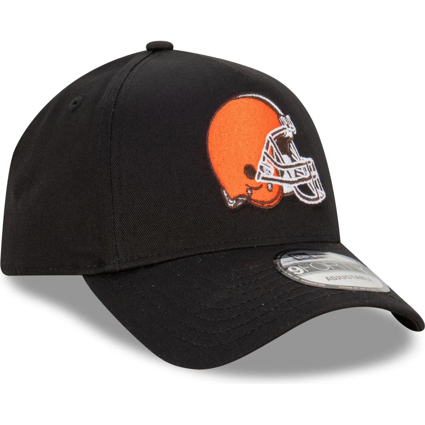 Thumbnail - New Era, Herren, Cap, 9Forty A-Frame Cap - NFL Cleveland Browns schwarz, Schwarz, (One Size)