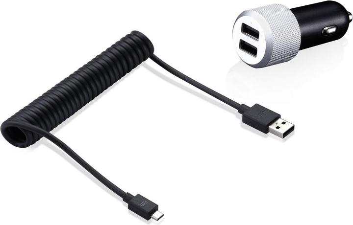 Immagine prodotto Just Mobile Highway Max' Dual USB Car Charger con Micro USB