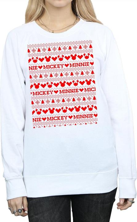 Immagine prodotto Disney Mickey And Minnie Christmas Fair Isle Felpa Donna (XXL)
