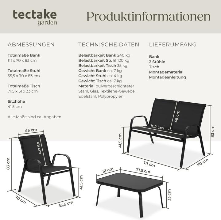 Produktbild tectake Nora (111 cm)