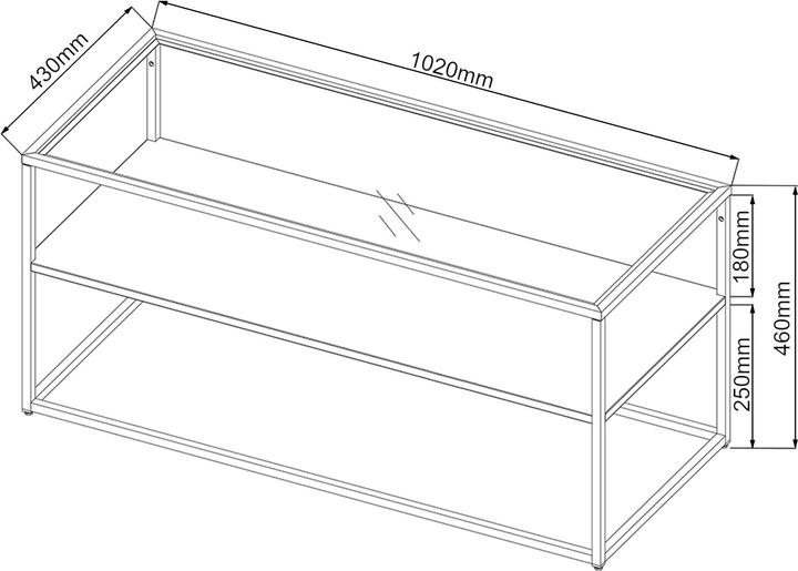 Produktbild En.Casa Solund (102 x 43 x 46 cm)
