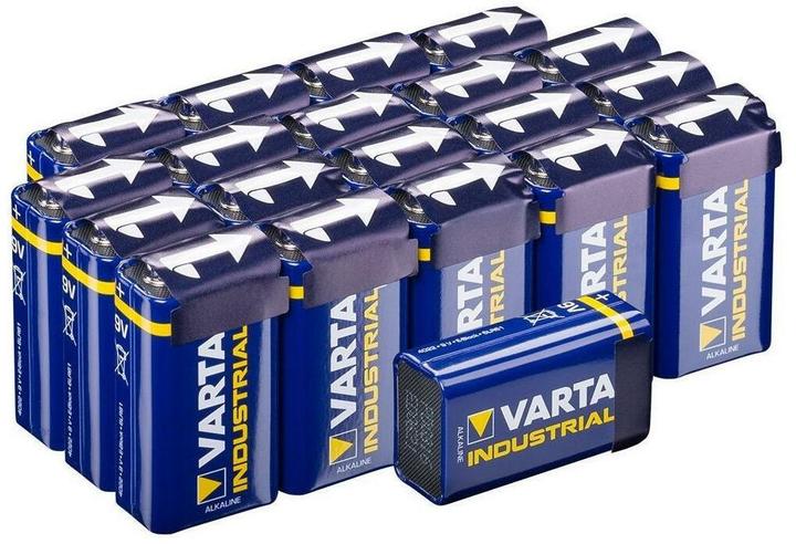 Actual product image Varta Industrial (20 pcs., 9V Block, 580 mAh)