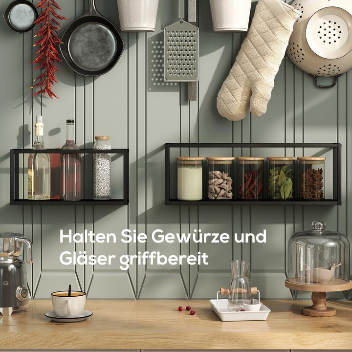 Produktbild Homcom Standregal Stahl Schwarz