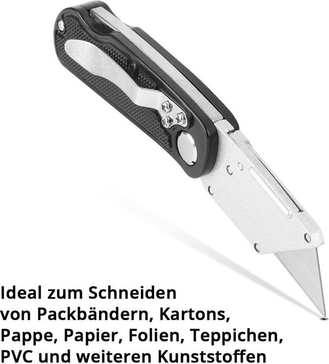 Image du produit Stahlwerk Cutter pliable Jeu de 3 cutters à changement rapide Verrouillage de sécurité (Cutters)