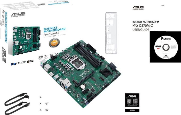 Produktbild ASUS Pro Q570M-C/CSM (LGA 1200, Intel Q570, mATX)