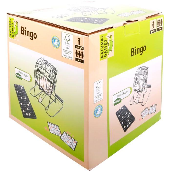 Natural games Bingo mit Metallkorb (Deutsch)