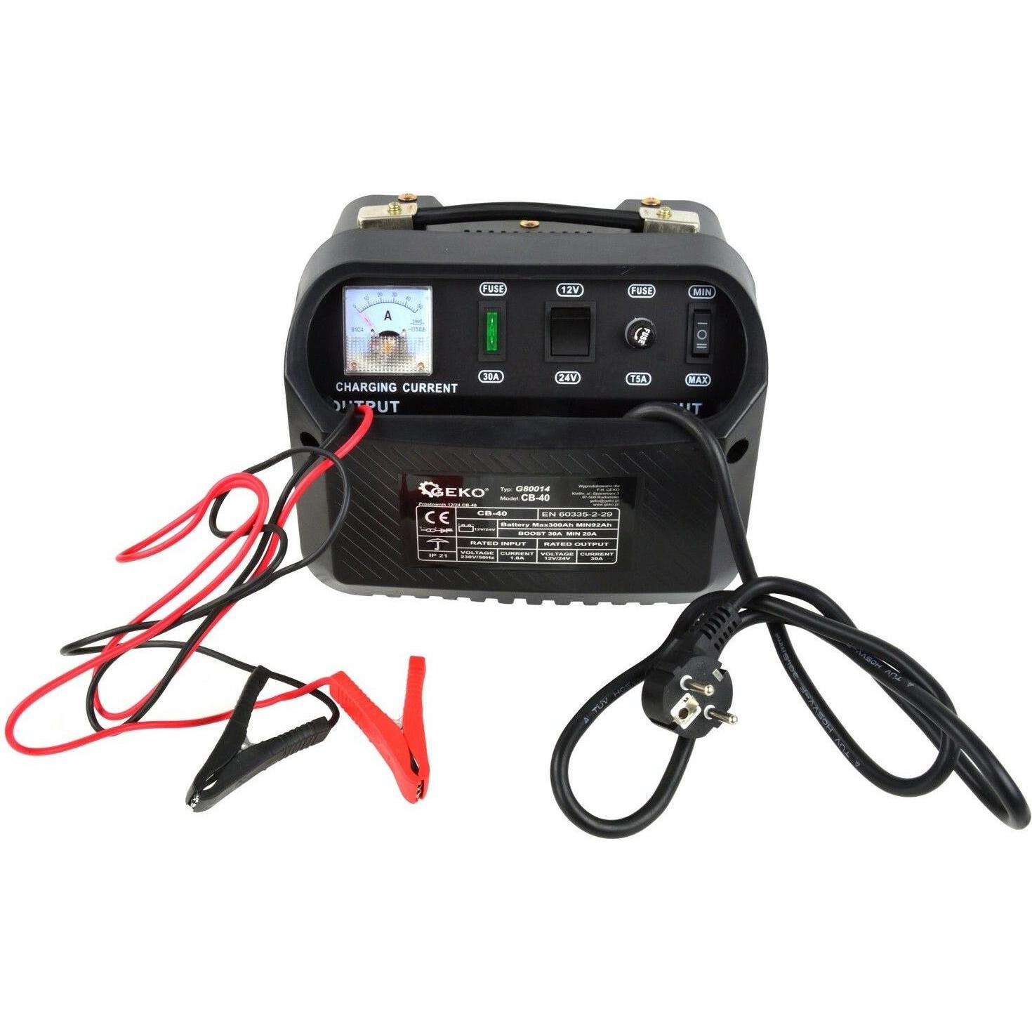Thumbnail - GEKO, Batterieladegerät, Autobatterie-Ladegerät 12/24V, CB-40 (24V, 12V)