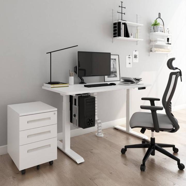 Actual product image Flexispot E7 Premium Schreibtisch (Weiss) (70 x 140 x 60.25 cm)