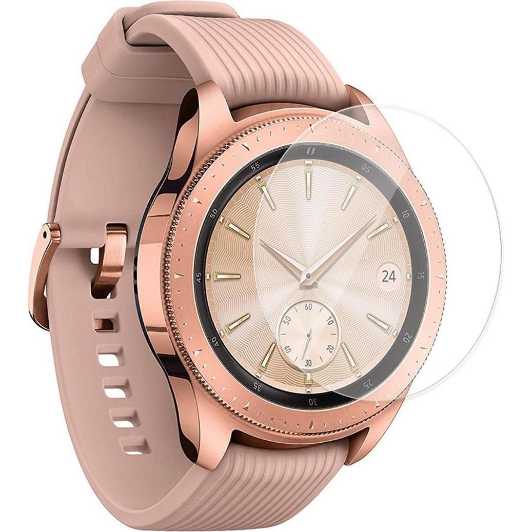 König Design Samsung Galaxy Watch 42 mm Panzer Schutz Display Glas Panzerfolie 9H 1 Stück, Smartwatch Schutzfolie