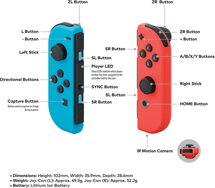 Produktbild Nintendo Joy-Con Set Black/Black (Switch)