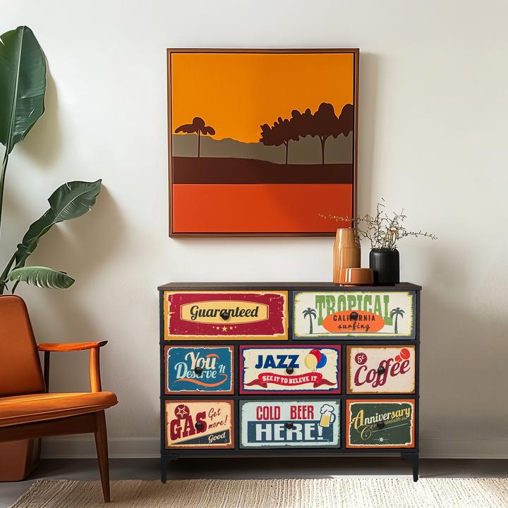 Image du produit hjh LIVING Ameriko B (102.50 x 30 x 77.50 cm)