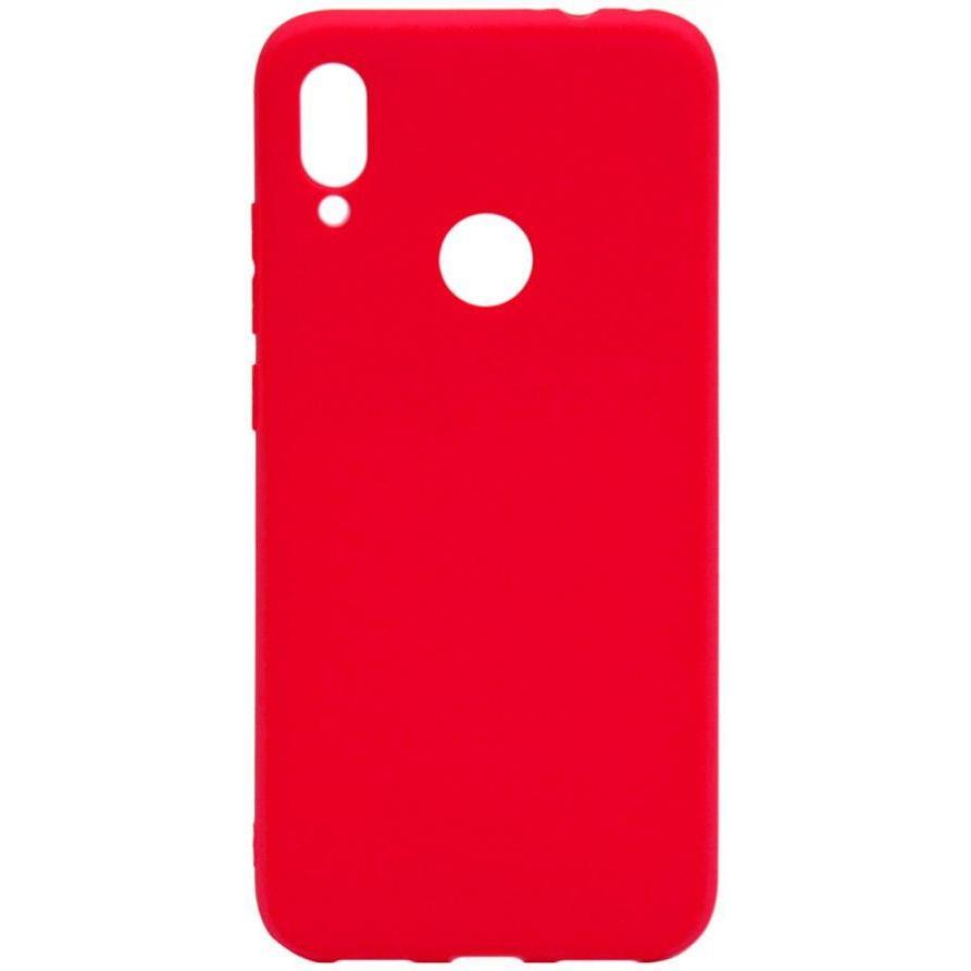 Evelatus Note 7 Silicone morbido (Xiaomi Redmi Note 7), Cover smartphone, Rosso