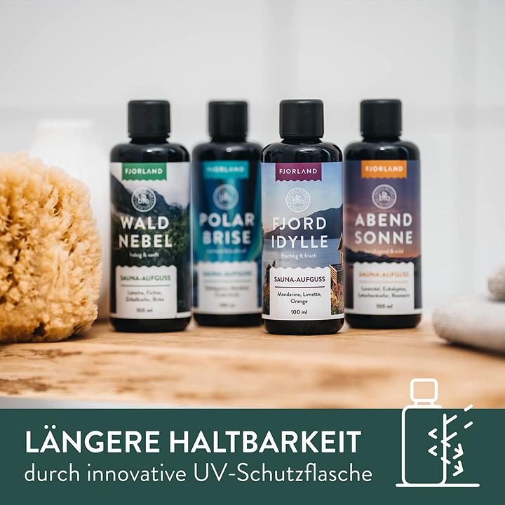 Immagine prodotto Fjorland Set di infusi per sauna, 4 x 100 ml