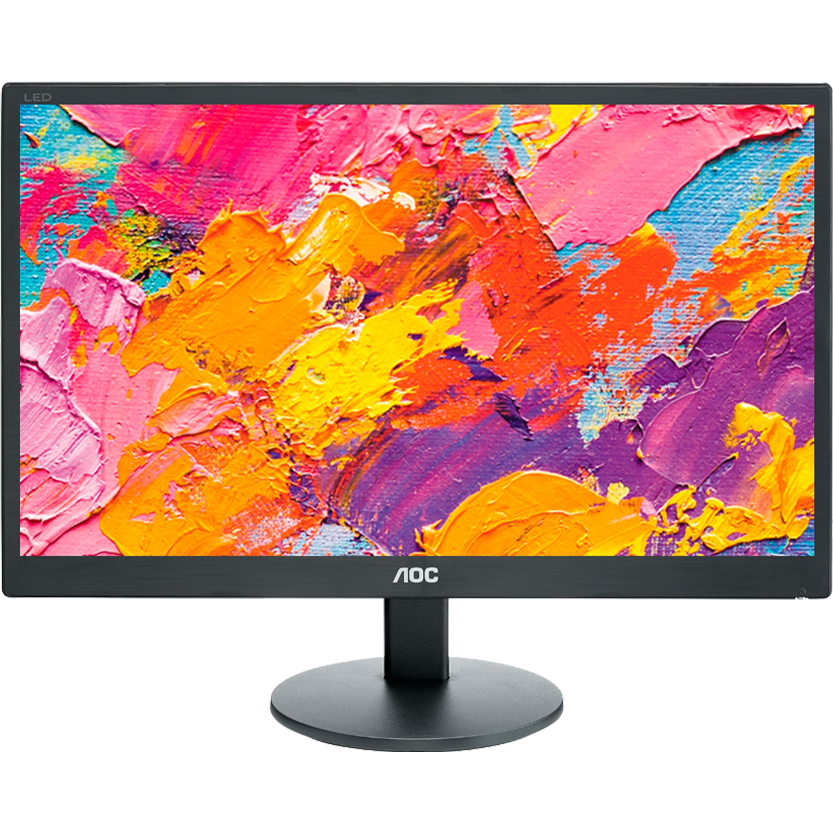 AOC E2070SWN (1600 x 900 Pixel, 19.50"), Monitor, Schwarz
