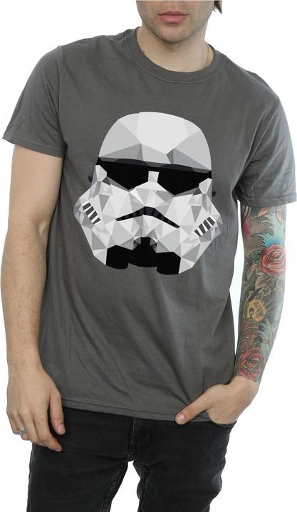 Produktbild Star Wars Stormtrooper Geometric Helmet TShirt (XXL)