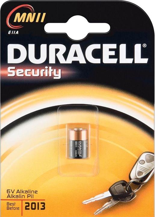 Actual product image Duracell Electronics (1 pcs., 11A, 38 mAh)