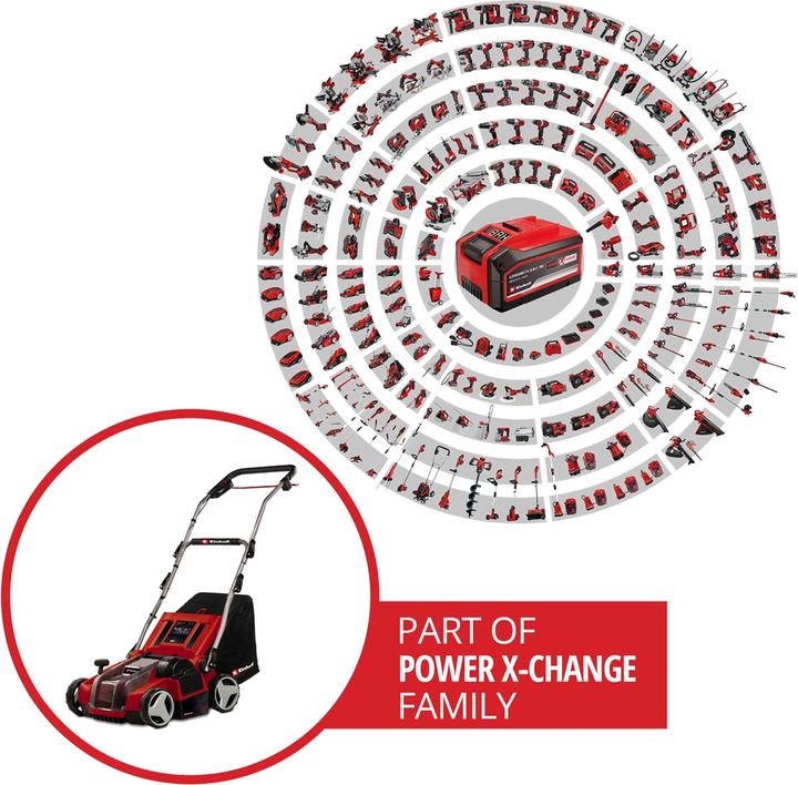 Actual product image Einhell GE-SA 36/35 Li-Solo battery-powered scarifier aerator